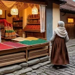 슬로바키아 vs 헝가리 문화 차이 - **Prompt 1: "Slovakian Folk Charm"**
    "A picturesque cobblestone street in a historic Slovakian v...